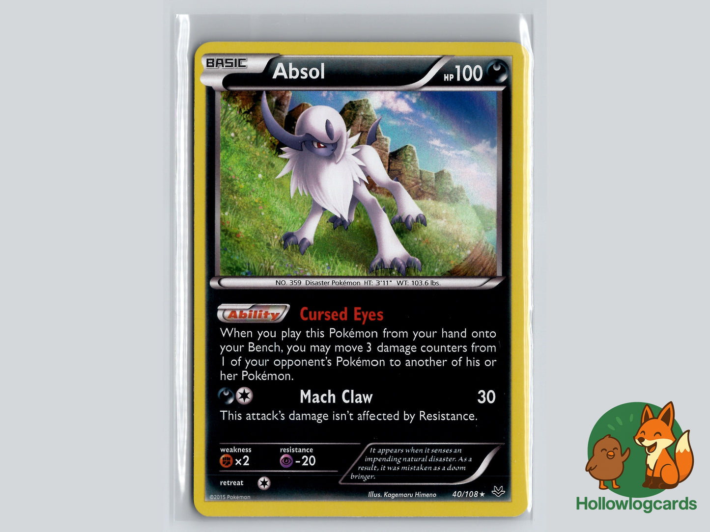 Absol - HOLO Roaring Skies [40/108] - MidEra- Himeno