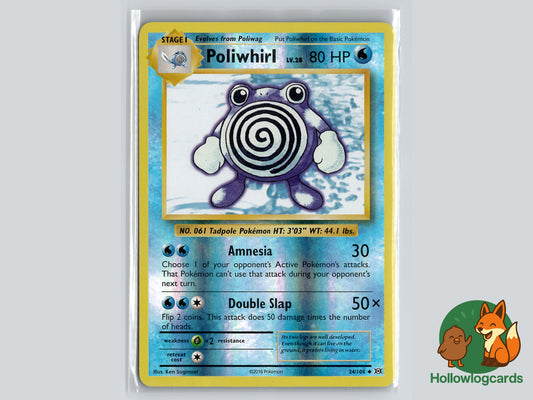 Poliwhirl (24/108) - Evolutions - Reverse Holo XY - MidEra