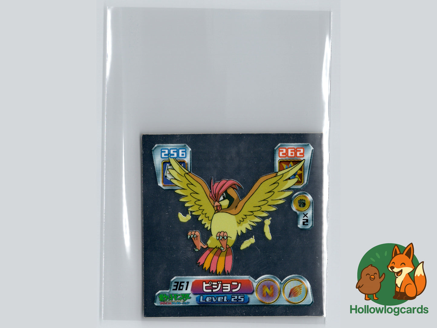 Pidgeot - 361 - Amada Sticker (JAP) - Chrome
