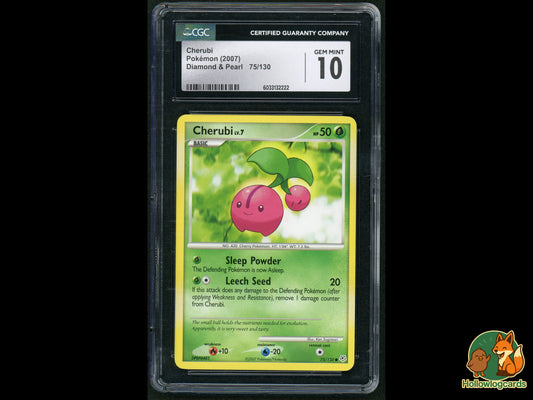 Graded Cherubi - Diamond & Pearl 75/130 - MidEra - Sugimori CGC 10