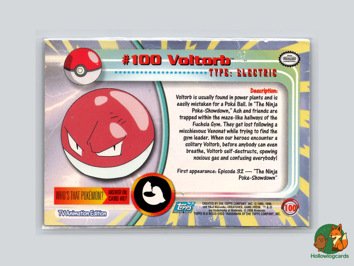 Voltorb - 100 - Topps Chrome