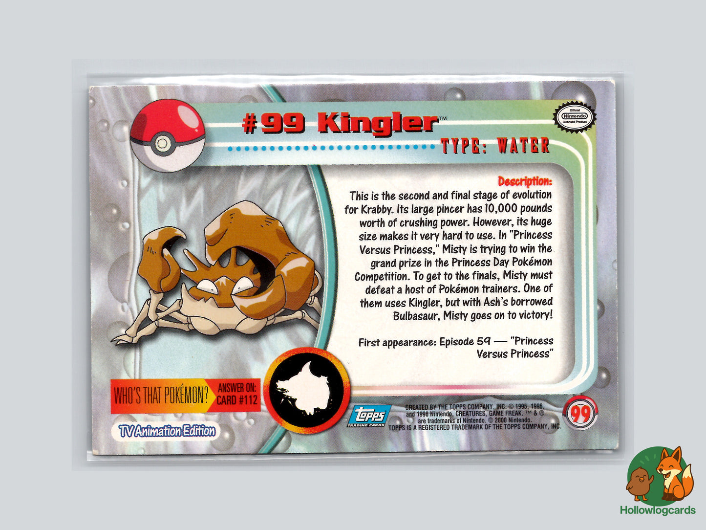 Kingler - 99 - Topps Chrome