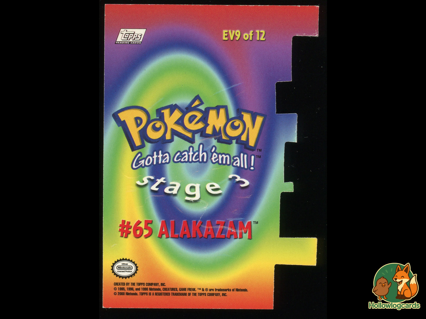 Alakazam - Die Cut Embossed- Topps