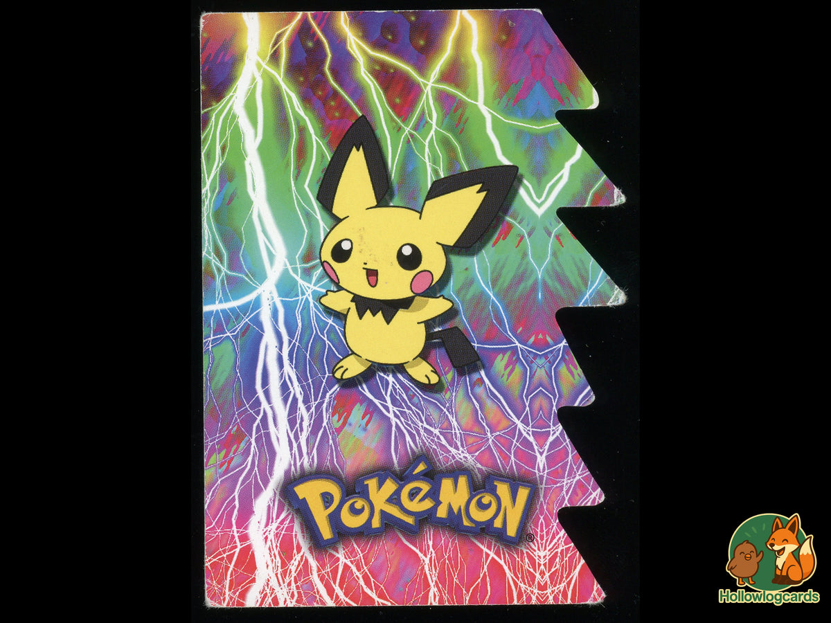 Pichu Die-Cut Embossed - Topps Johto League Champions Trading Cards