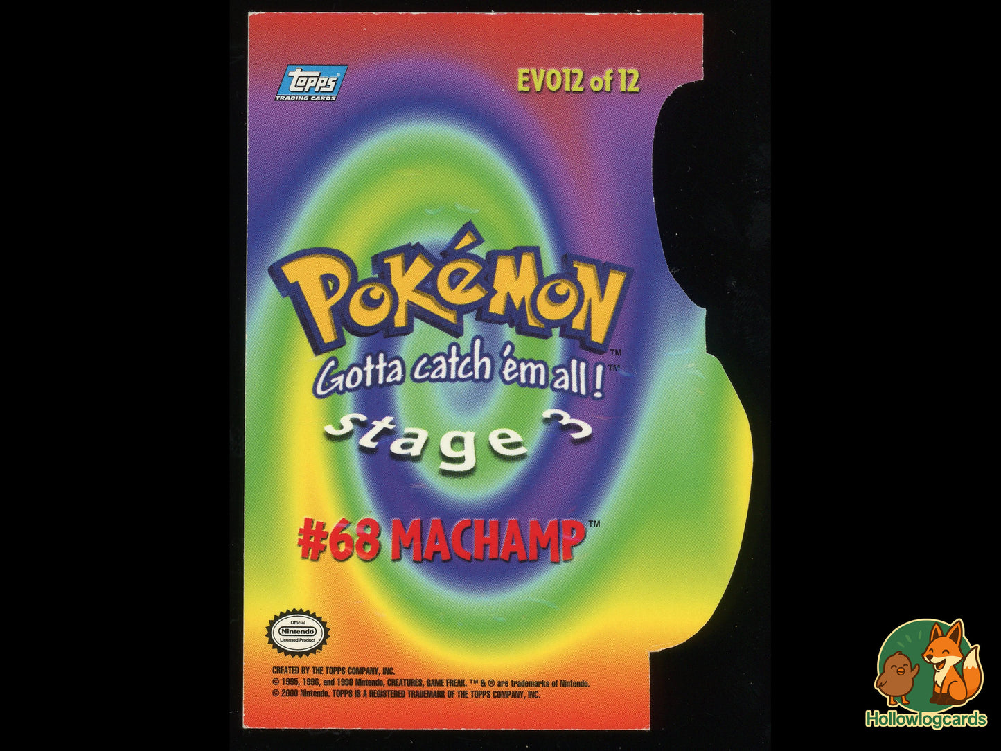 Machamp #EVO12 - Topps Die Cut