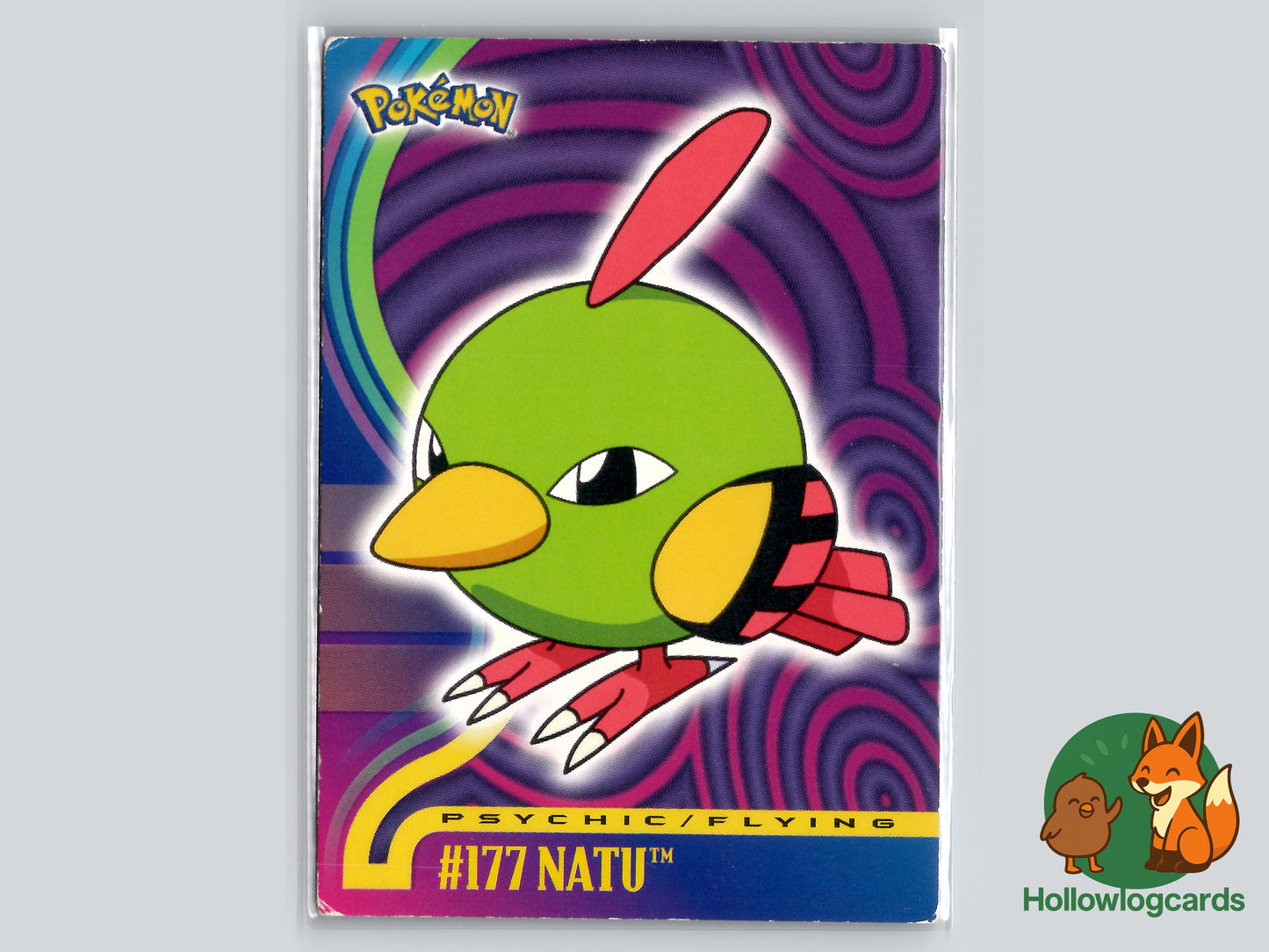 Natu - #177 - Topps Johto