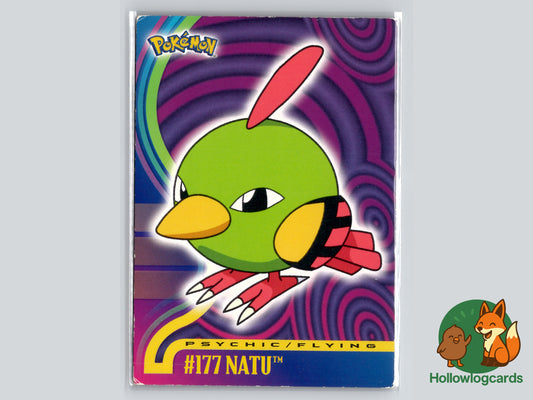 Natu - #177 - Topps Johto