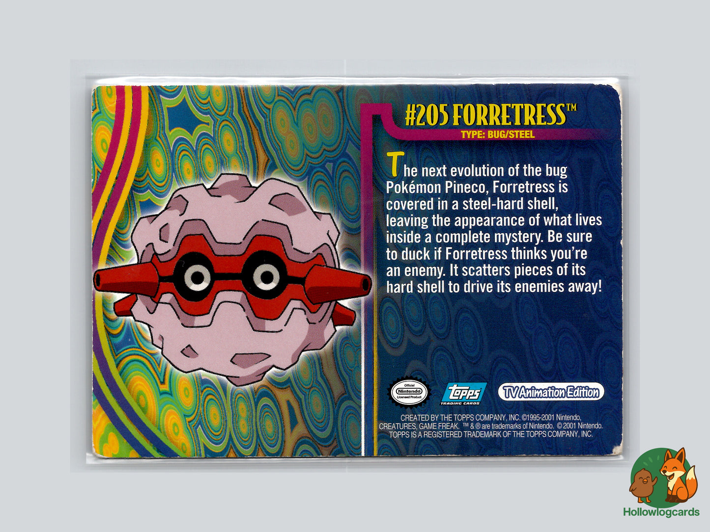 Forretress - #205 - Topps Johto