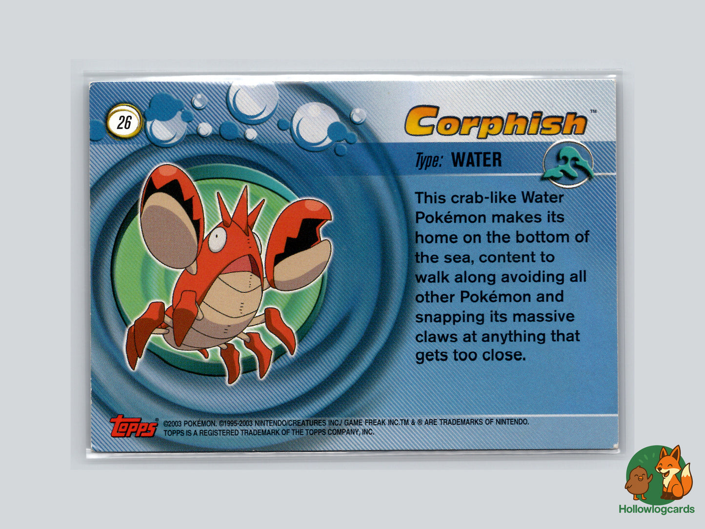 Corphish -  Topps Advanced