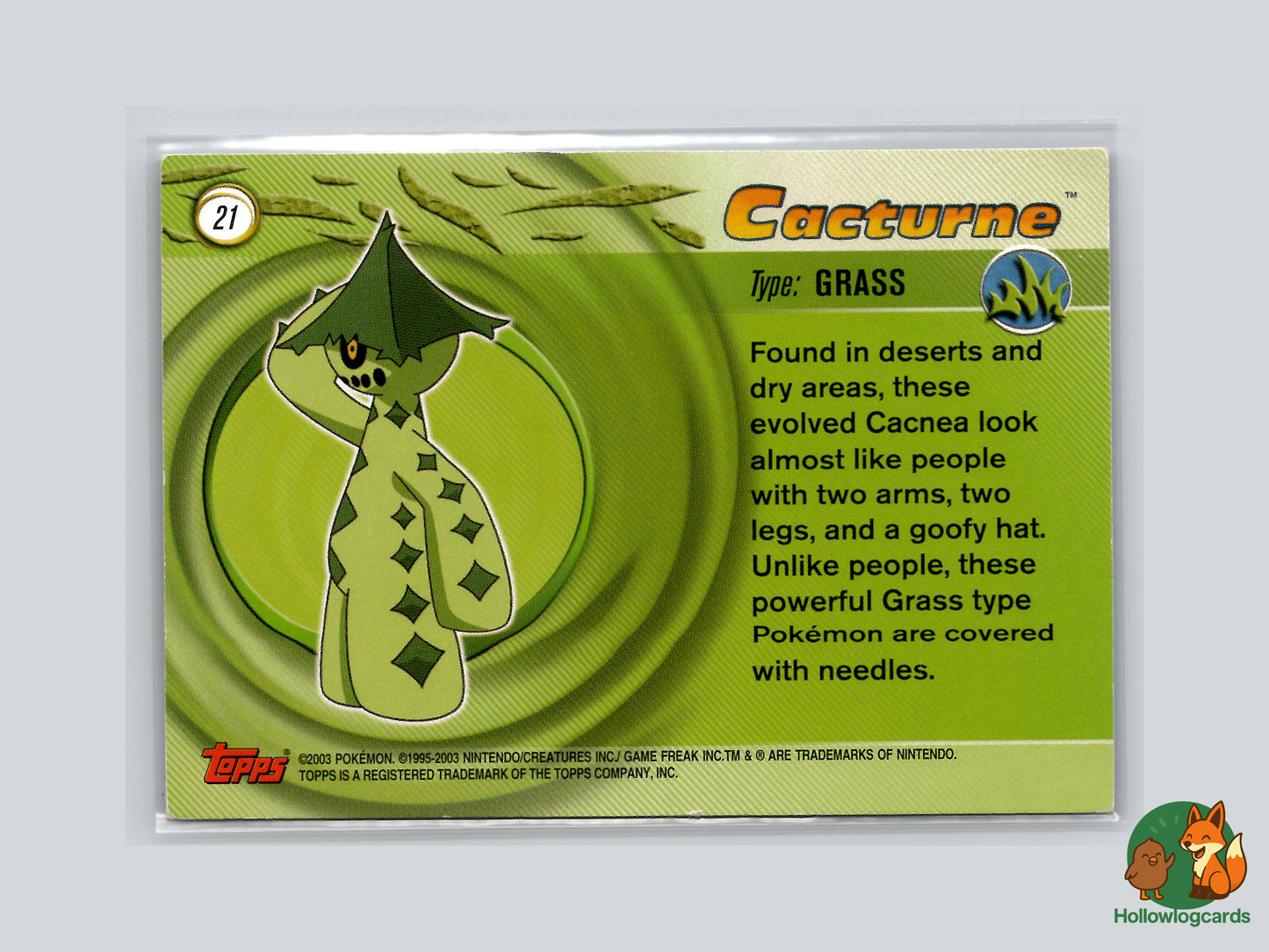 Cacturne -  Topps Advanced