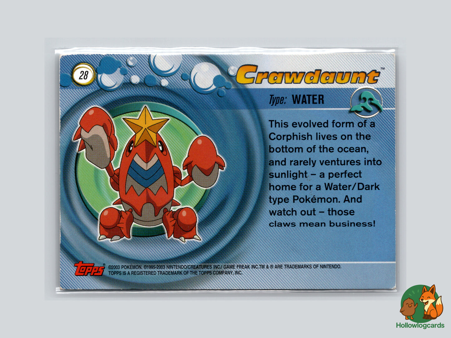 Crawdaunt -  Topps Advanced
