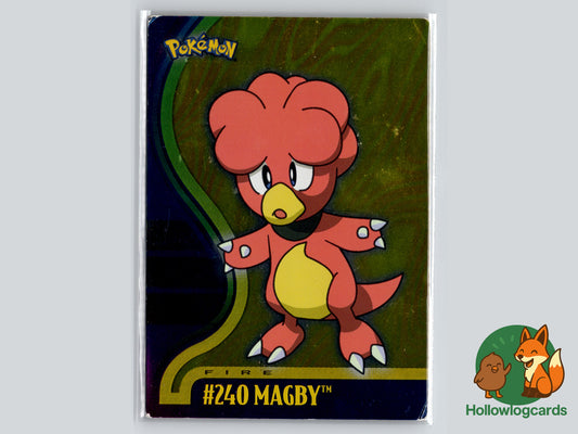 Magby - #240 - Topps Johto Chrome Holo