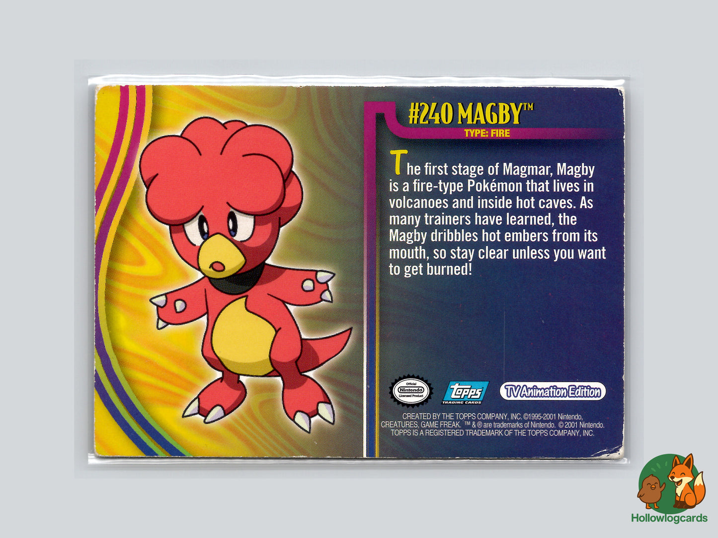 Magby - #240 - Topps Johto Chrome Holo