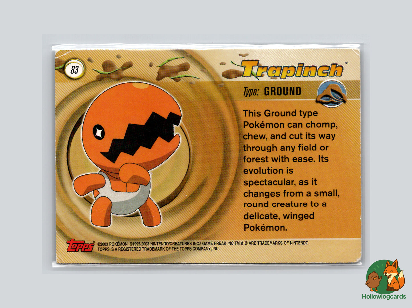 Trapinch -  Topps Advanced Chrome Holo