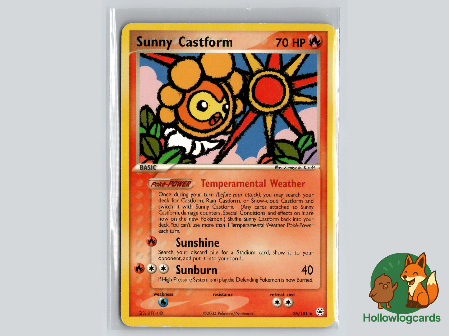 Sunny Castform (26/101) - Hidden Legends - MidEra - Kizuki