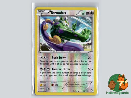 Tornadus (86/111) - Furious Fists - Rare Reverse Holo XY - MidEra
