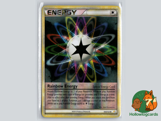 Rainbow Energy (104/123) - Reverse Holo - HeartGold & SoulSilver