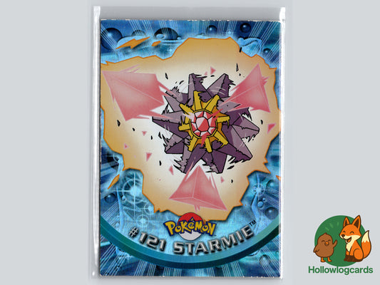 Starmie [121] - Rainbow Foil HOLO - Topps