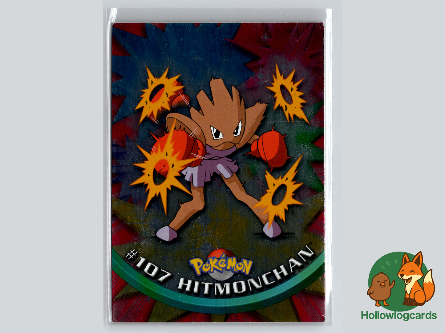 Hitmonchan [107] - Holo chrome - Topps