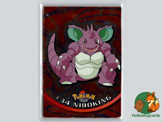 Nidoking [34] - Holo Chrome - Topps