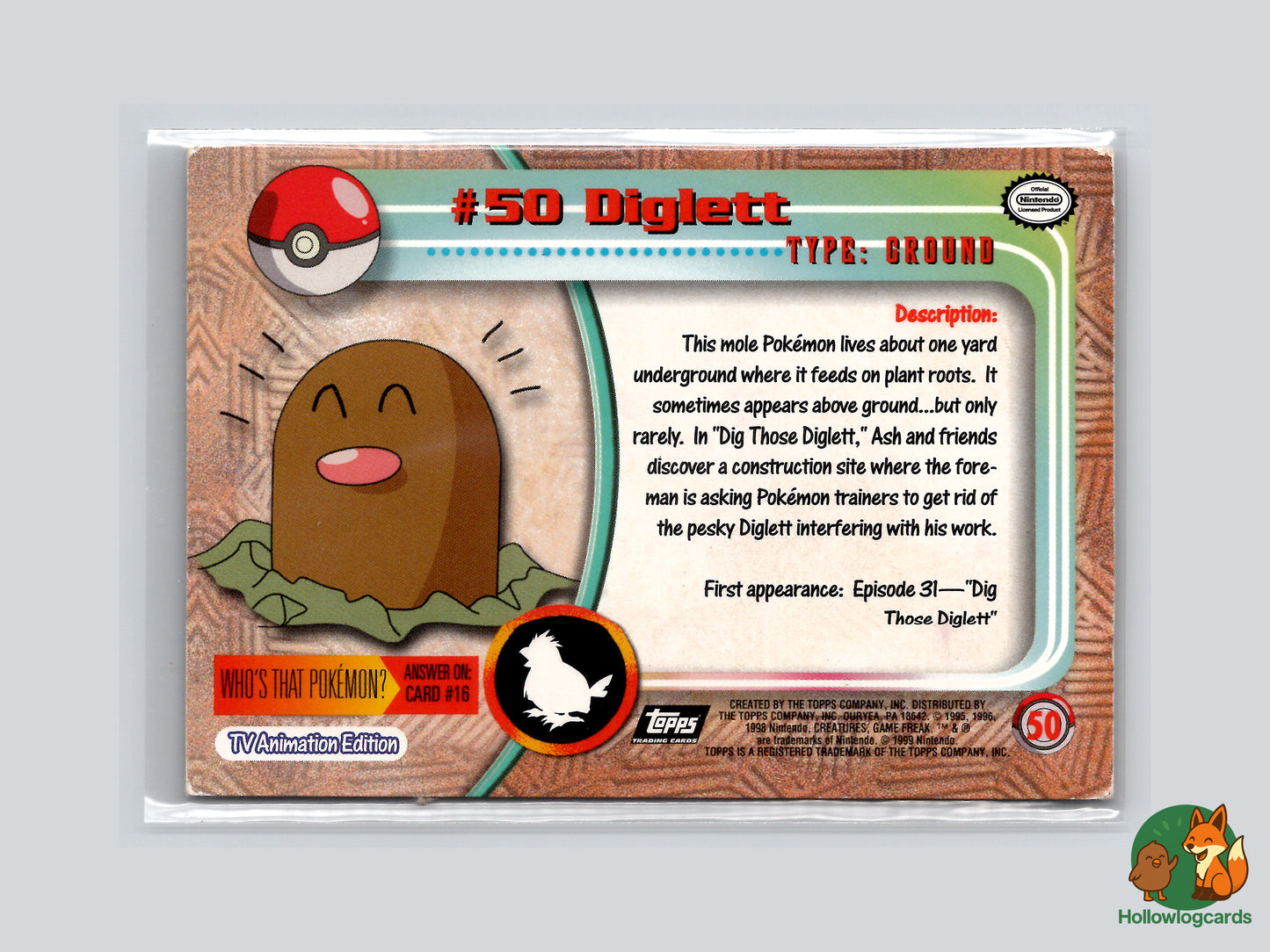 Diglett - [50] - Topps