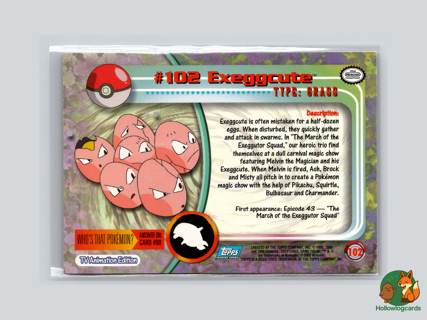 Exeggcute - 102 - Topps