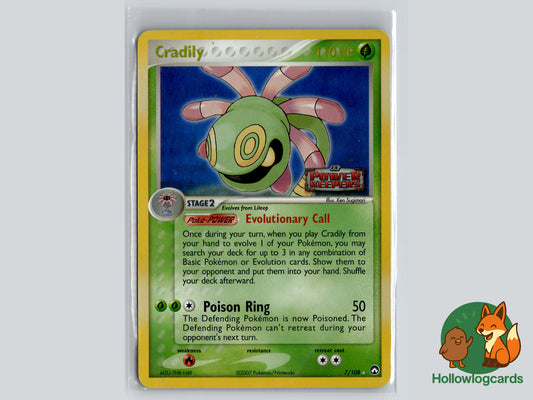 Cradily STAMPED (7/108) - Power Keepers - Holo- MidEra