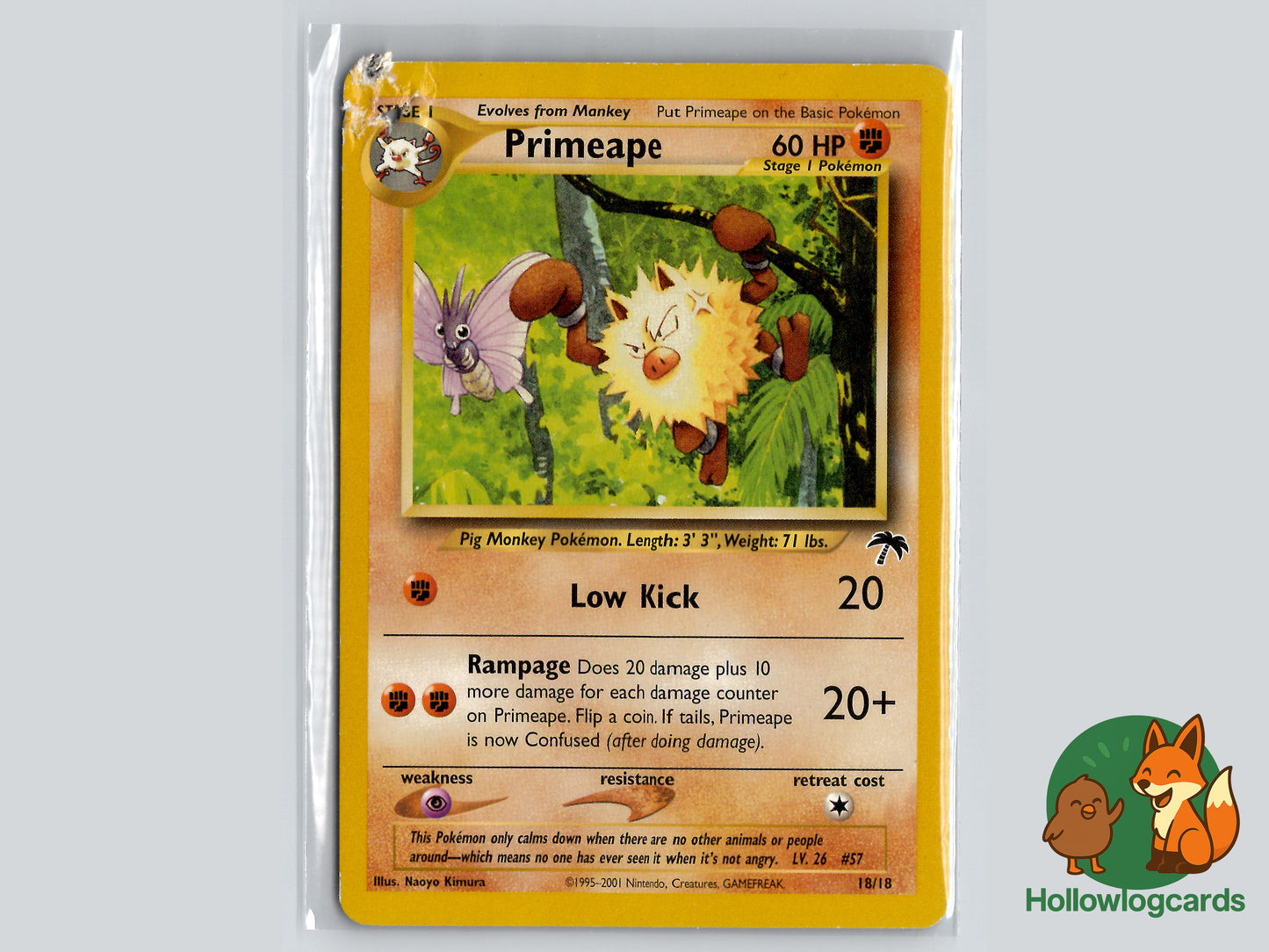 Primeape (18/18) - Southern Islands - DMG- WOTC PROMO