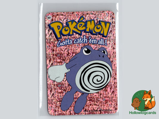 Poliwhirl #060 - Jap Vending - Holo Prism Sticker