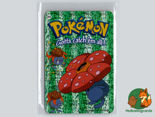 Vileplume #045 - Jap Vending - Holo Prism Sticker