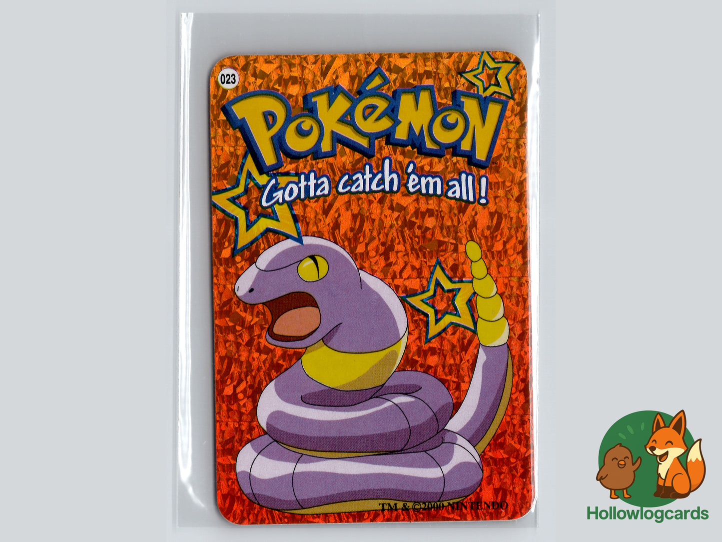 Ekans #023 - Jap Vending - Holo Prism Sticker