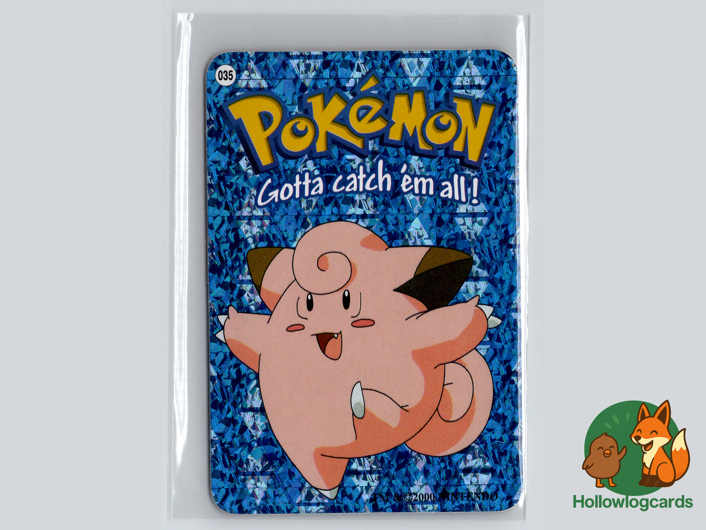 Clefairy #035 - Jap Vending - Holo Prism Sticker