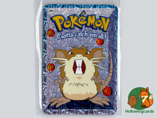 Raticate #020 - Jap Vending - Holo Prism Sticker