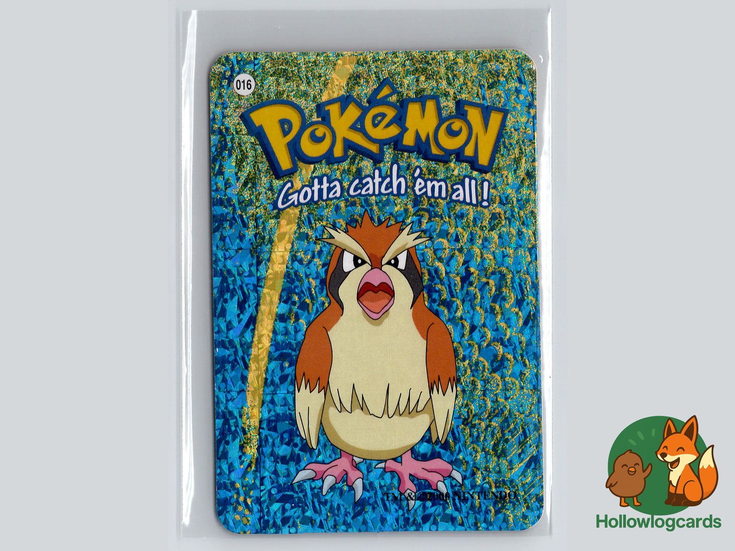 Pidgey #016 - Jap Vending - Holo Prism Sticker