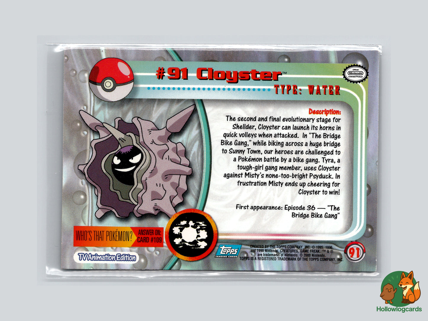Cloyster #091 - Topps