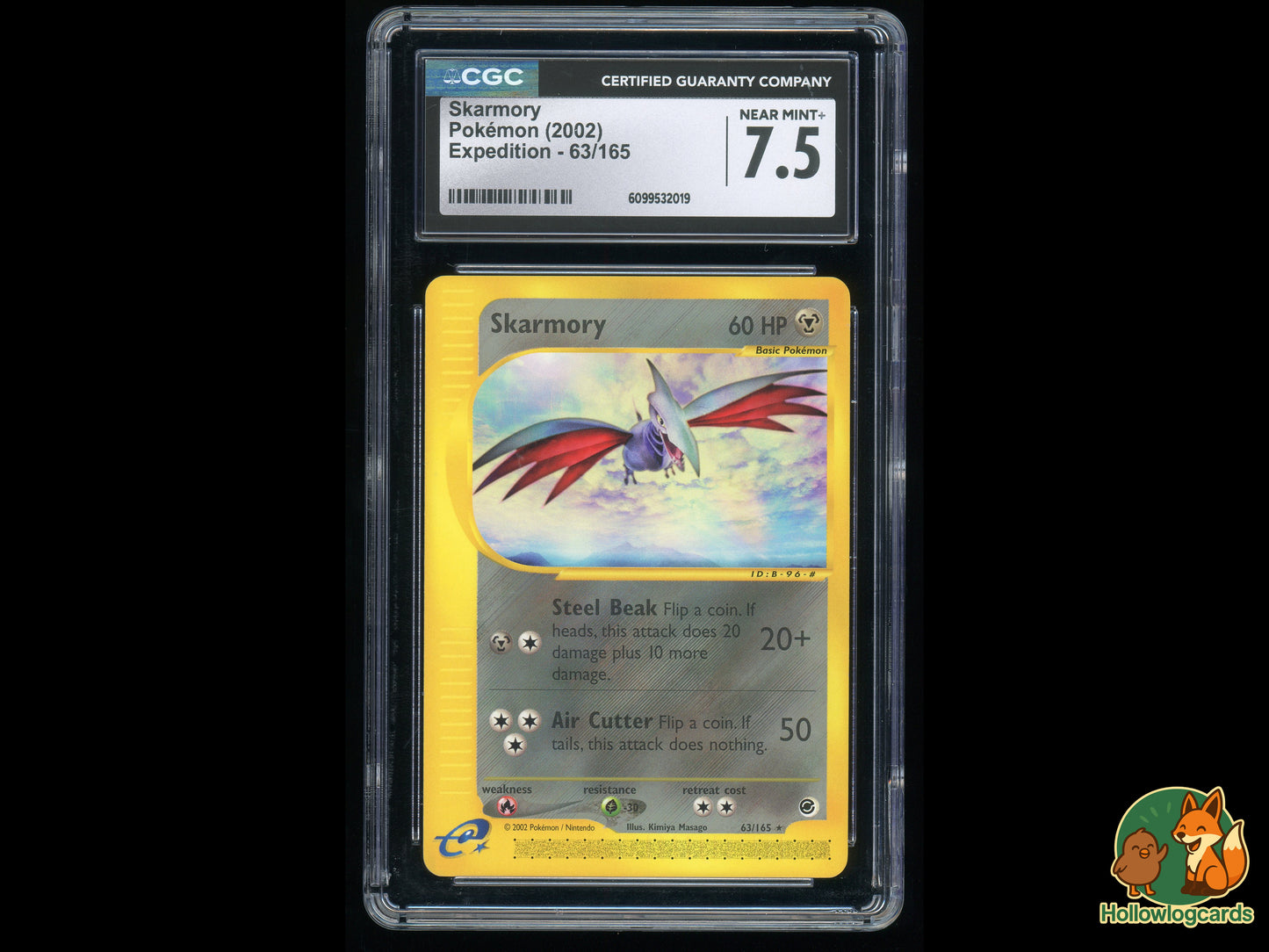 Graded Skarmory (63/165) - Expedition - CGC 7.5