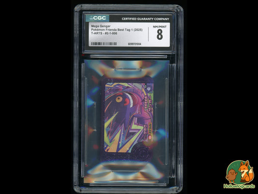 Graded Mega Gengar (2-1-006) Frienda Best Tag 1 - CGC 8