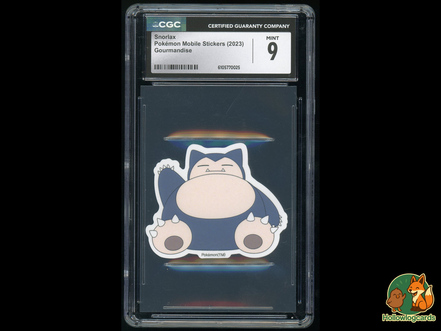 Graded Snorlax - Pokemon Mobile Stickers - CGC 9