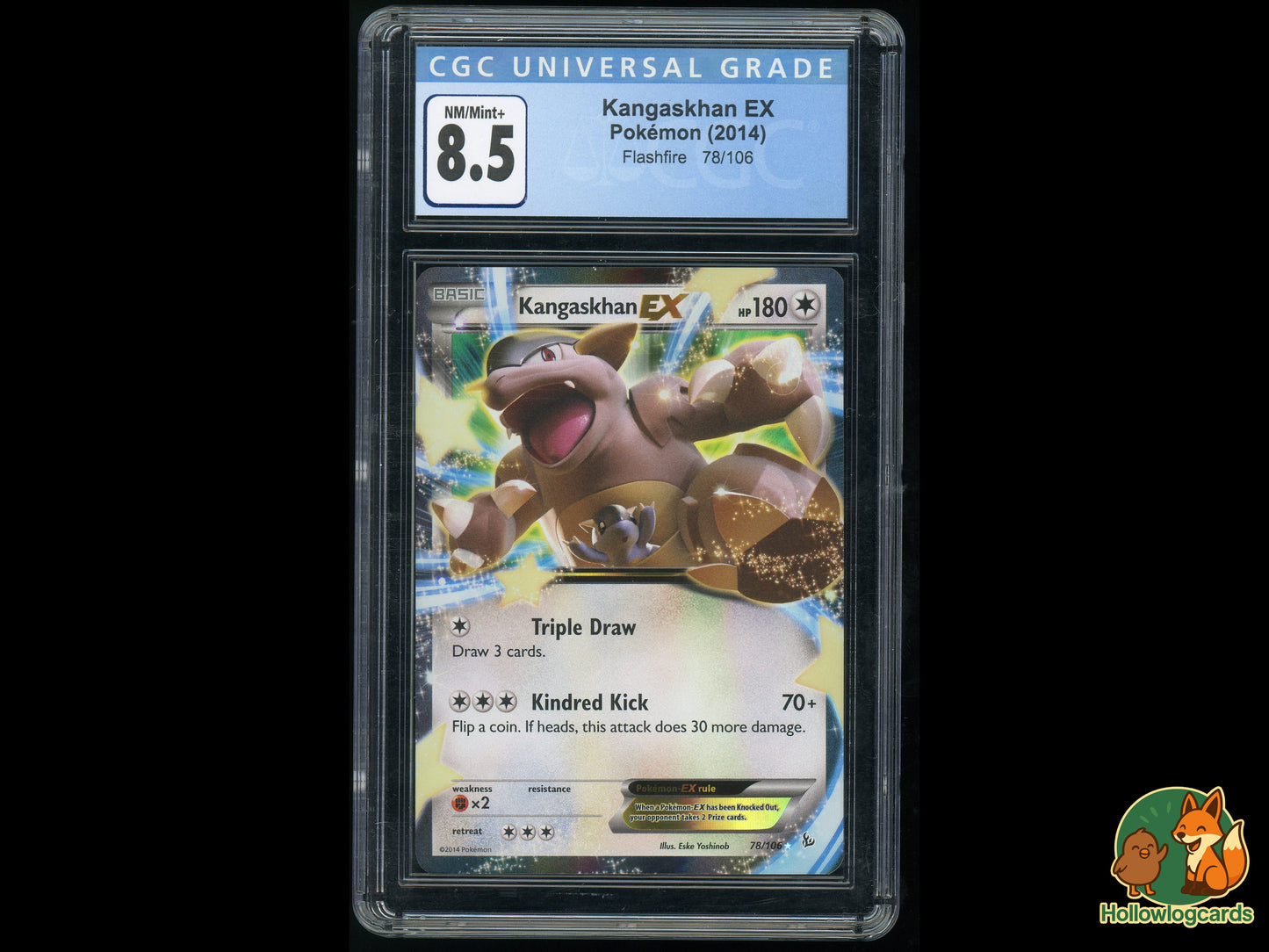 Graded Kangaskhan EX (78/106) - Flashfire - CGC 8.5