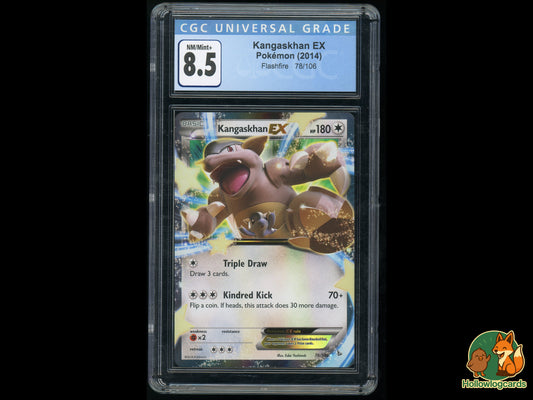 Graded Kangaskhan EX (78/106) - Flashfire - CGC 8.5