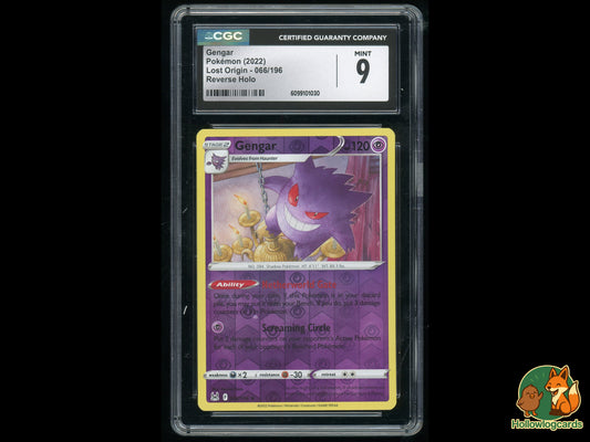 Graded Gengar (066/196) Lost Origin - CGC 9