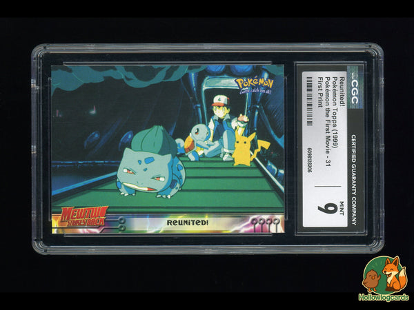 Graded Reunited! [Bulbasaur Pikachu] (31) Pokemon The First Movie - CGC 9