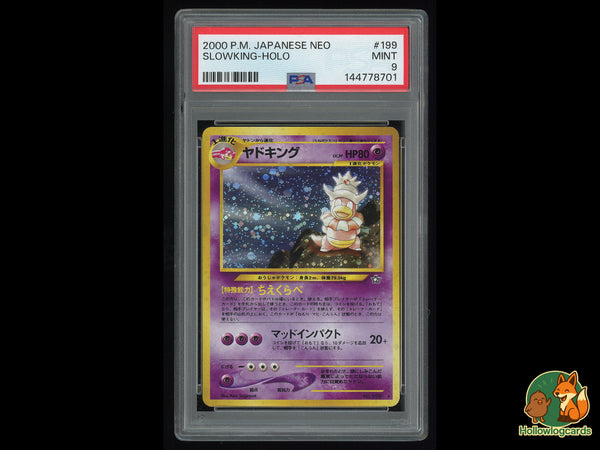 Graded Slowking Holo (199) Neo - PSA 9 - Jap