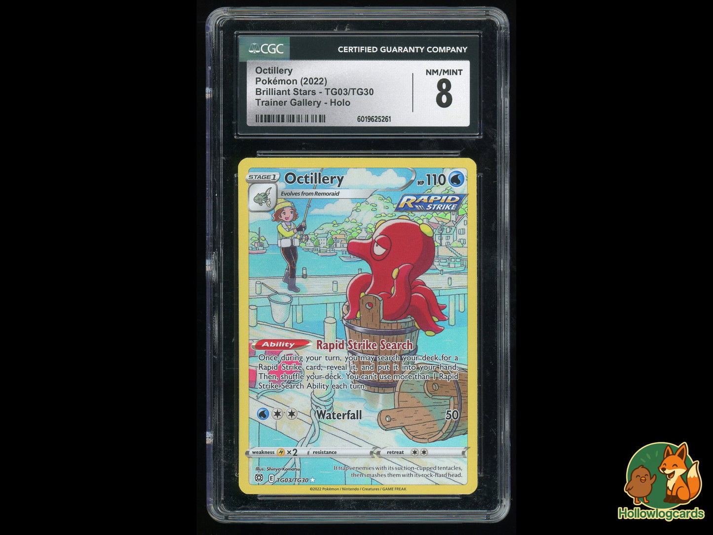 Graded Octillery - Brilliant Stars TG03/TG30 - CGC 8
