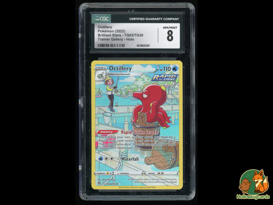 Graded Octillery - Brilliant Stars TG03/TG30 - CGC 8