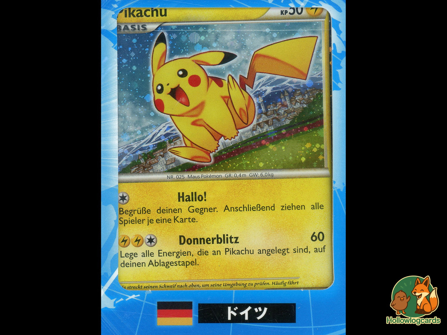 Pikachu World Collection 2010 - SEALED - Blue 9 card Japanese set