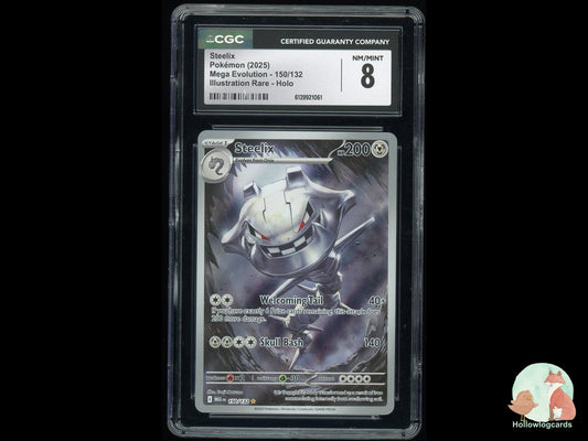 Graded Steelix (150/132) Mega Evolution - CGC 8