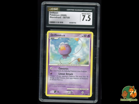 Graded Drifloon (58/100) - Stormfront - CGC 7.5