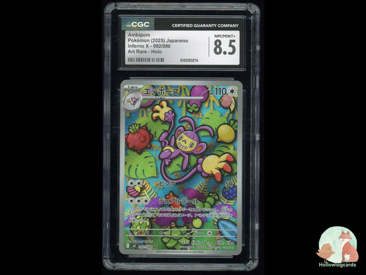 Graded Ambipom (092/080) Inferno X - CGC 8.5 - Jap