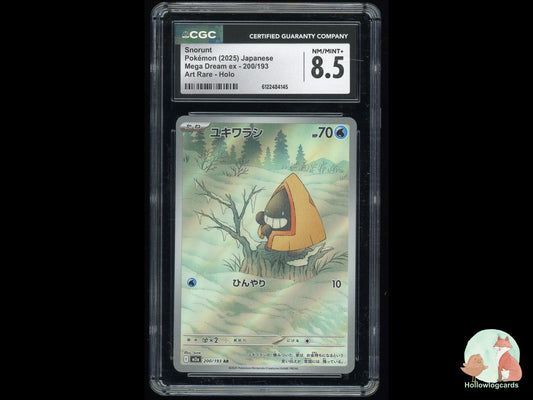 Graded Snorunt (200/193) Mega Dream EX - CGC 8.5 - Jap